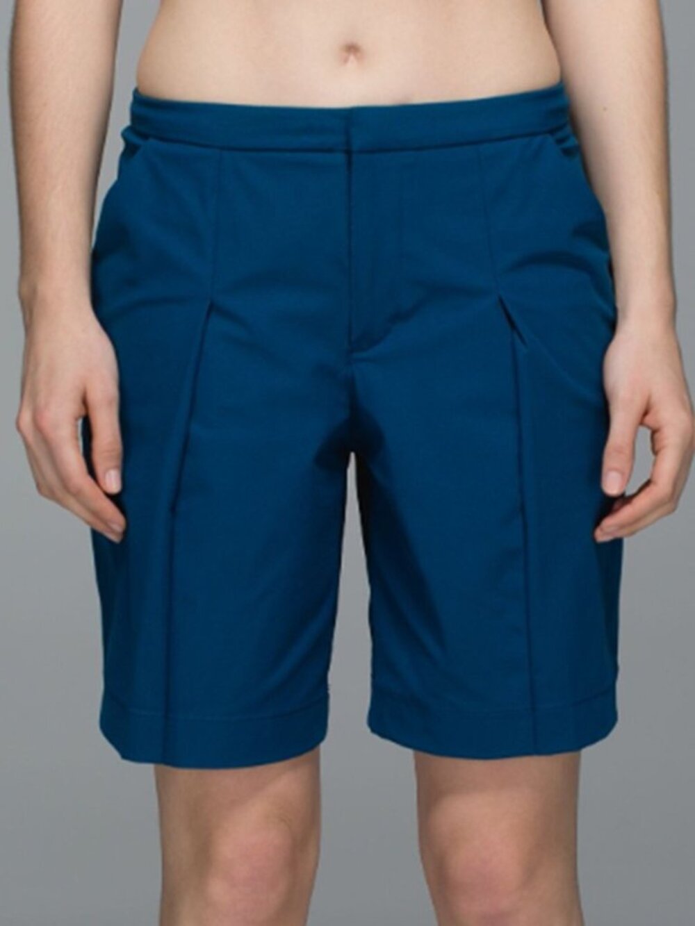 LULULEMON Long Story Short Warpstreme Poseidon Blue 6 EUC NLA